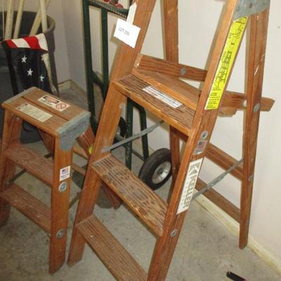 2 Wheel Dolly/Wooden Ladder