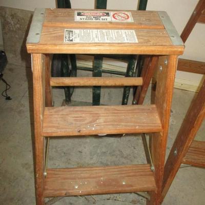2 Wheel Dolly/Wooden Ladder