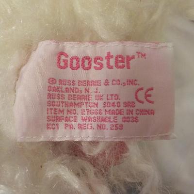 Famous Gooster and Douglas Plush special animals.