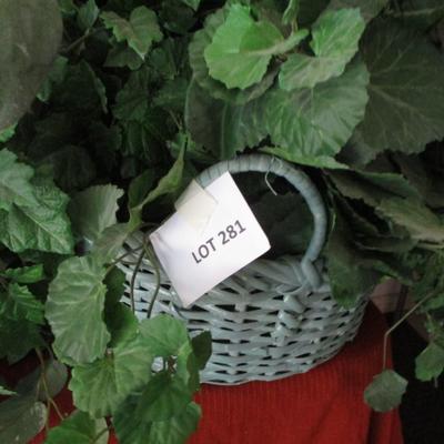 Baskets- Faux Flowers