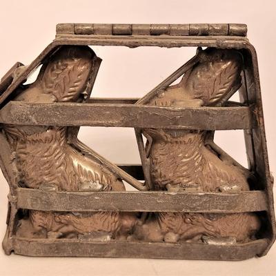 Lot #39  Antique Double Bunny Chocolate Mold