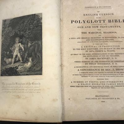 ANTIQUE BIBLE