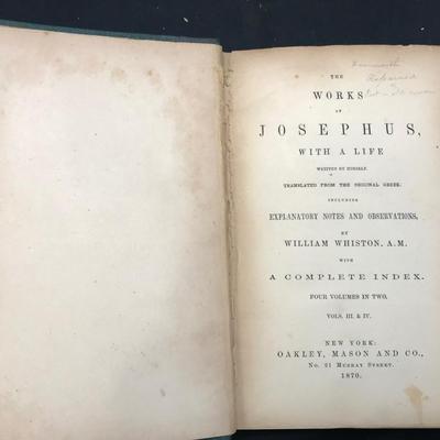 WORKS OF JOSEPHINE