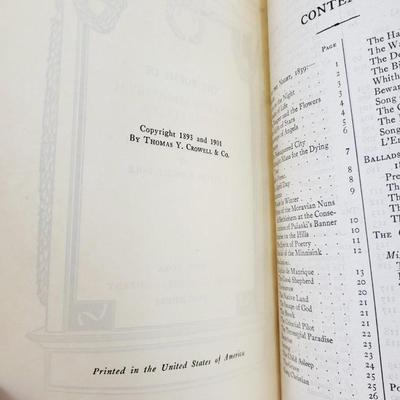 1901 LONGFELLOWS POEM BOOK