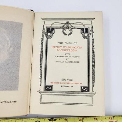 1901 LONGFELLOWS POEM BOOK