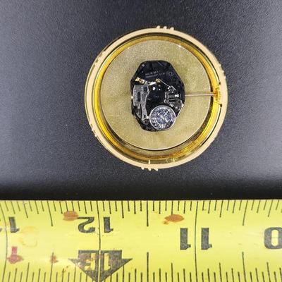 MIKASA SMALL CRYSTAL TABLE TOP CLOCK