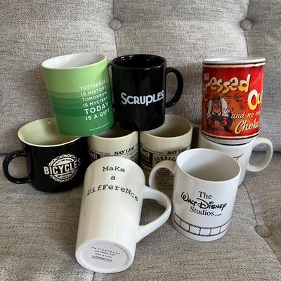 9 coffee mugs