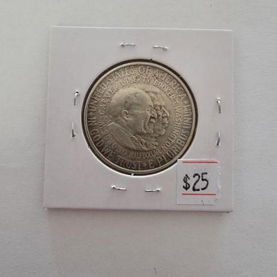 George W Carver & booker T washington Liberty Half Dollar Silver