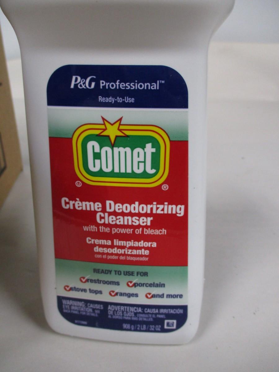 5 Bottles Of Comet Creme Deodorizing Cleanser