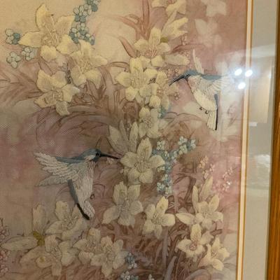 Hummingbird wall art