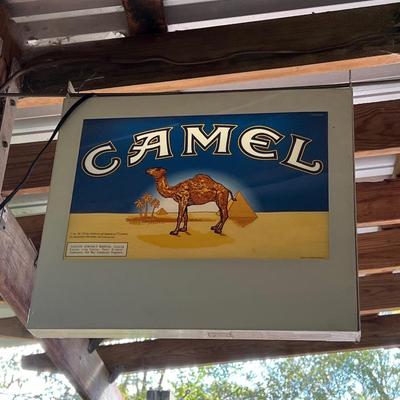PALMER PROMOTIONAL PRODUCTS ~ Camel Cigarettes ~ Workings Lighted Sign