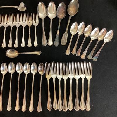 6383 Oneida Community Par Plate 50pcs Flatware Set