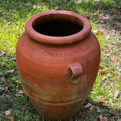 Pair (2) ~ Terracotta Pots With Handles