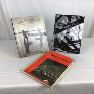 6388 Set of 3 Hardback Books on A. Aubrey Bodine