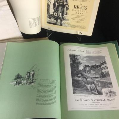 6389 Vintage RIGGS National Bank Advertisements