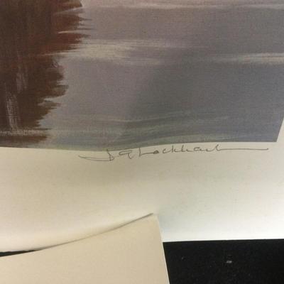 6390 Two Signed and Numbered Prints by D. Lockhart & R Dance