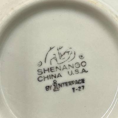 INTERPACE ~ Shenango ~ Mickey Mantles Country Cookinâ€™ Plate & Bowl