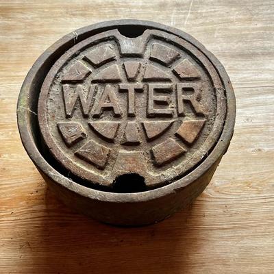 Cast Iron  ~ Water Lid Cap Cover Valve Box