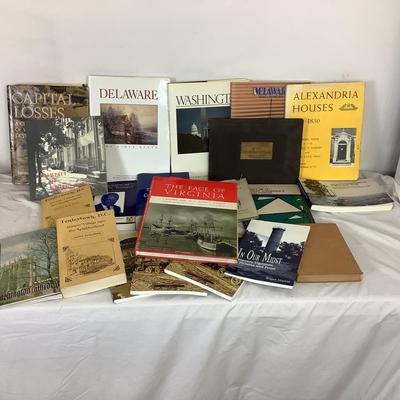 Lot.6399. Assortment of Books on VA, Delaware and D.C.