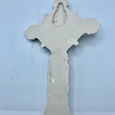 Vintage Porcelain Crucifix