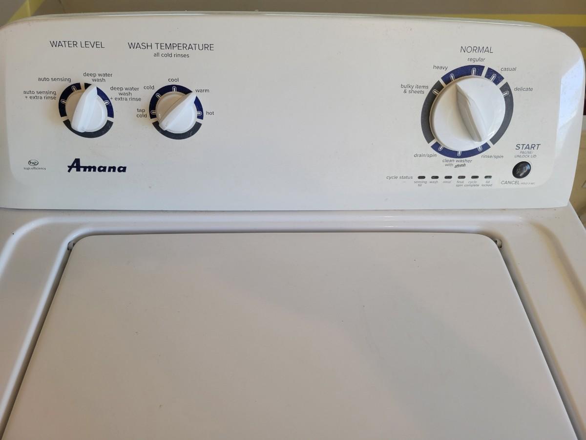 Amana Washing Machine.