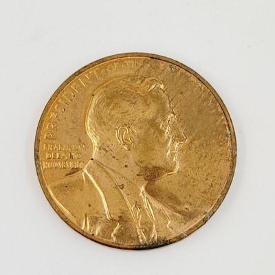 FRANKLIN D. ROOSEVELT FOR COUNTRY & HUMANITY COMMEMORATIVE MEDAL