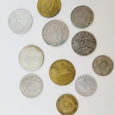 VINTAGE FORIEGN COIN LOT