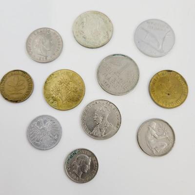 VINTAGE FORIEGN COIN LOT