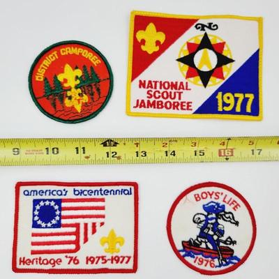 VINTAGE BOY SCOUT JAMBOREE COLLECTORS PATCHES