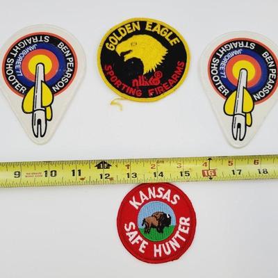 VINTAGE BOY SCOUT FIREARMS & HUNTER SAFETY COLLECTORS PATCHES