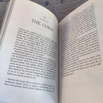 1975 "LINE OF DEPARTURE: TARAWA" BY MARTIN RUSS HARDBACK BOOK