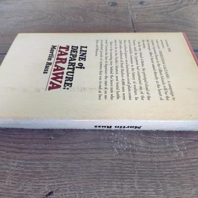 1975 "LINE OF DEPARTURE: TARAWA" BY MARTIN RUSS HARDBACK BOOK