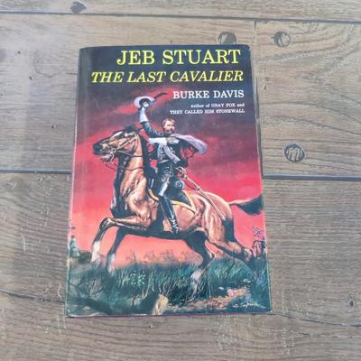 "JEB STUART THE LAST CAVALIER" BY BURKE DAVIS HARDBACK BOOK