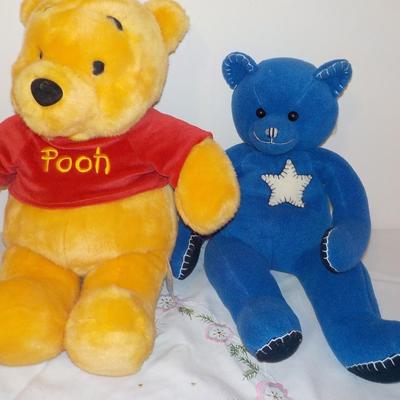 " Adorable Pooh from Vermont and Mr. Blue / LL. Bean.