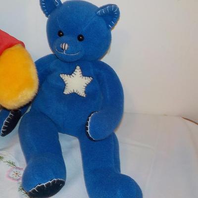 " Adorable Pooh from Vermont and Mr. Blue / LL. Bean.