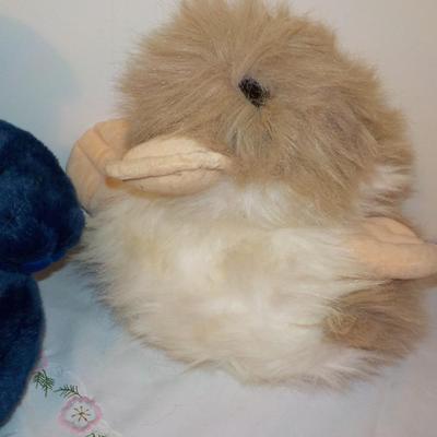 Goggles and snuggles blue.