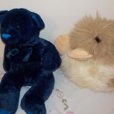 Goggles and snuggles blue.