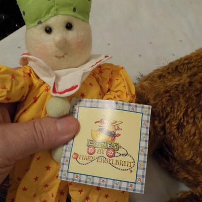 Gunds Genuine Mohair Bear and Gregory Jester.