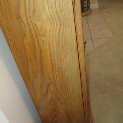 Oak Curio Cabinet