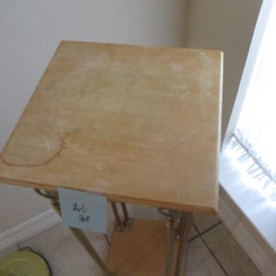 Brass Floor Lamp/Plant Stand