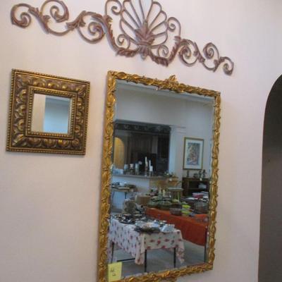 Gold Framed Mirror/Wall Decor