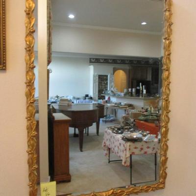 Gold Framed Mirror/Wall Decor