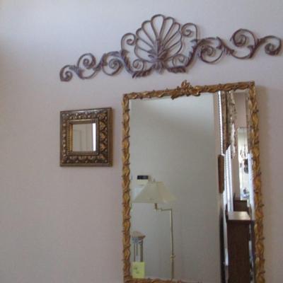 Gold Framed Mirror/Wall Decor