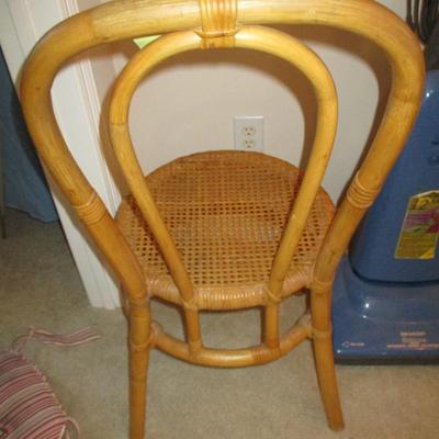 Bamboo Chair/Vacuum Cleaner