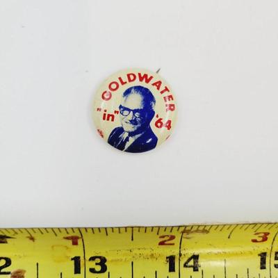1964 GOLDWATER POLITICAL BUTTON/ PINS