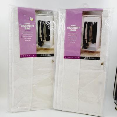 2 JUMBO GARMET BAGS - NEW