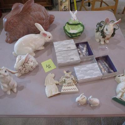 Assorted Bunny Collectibles
