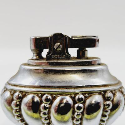 VINTAGE EXCELLO SILVER PLATED LIGHTER