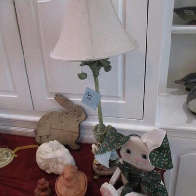 Bunny Lamp and Decor