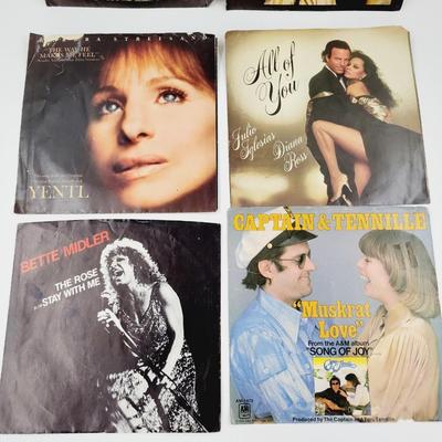 VINTAGE 45 SLEEVES ONLY (NO RECORD) POP ERA